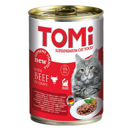 Tomi Sığır Etli Kedi Konservesi 400 Gr