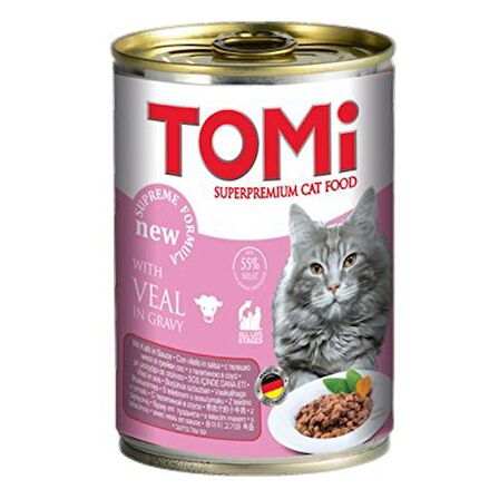 Tomi Dana Etli Kedi Konservesi 400 Gr