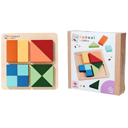 Eichhorn Montessori Ahşap Şekil Bulmaca Puzzle