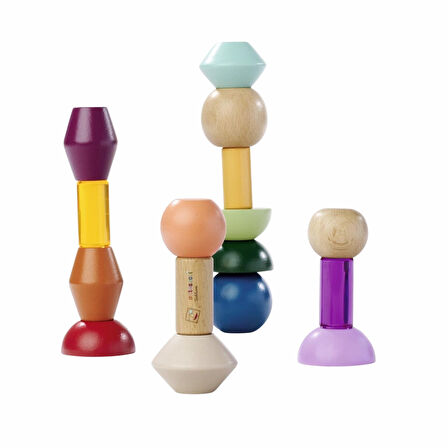 Eichhorn Montessori Ahşap Boncuk Dizme Oyunu