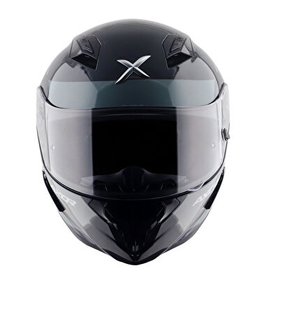 Axor Hunter Turbo Motosiklet Kask Black Grey