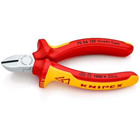 Knipex 7006125 İzoleli Yan Keski VDE 125mm