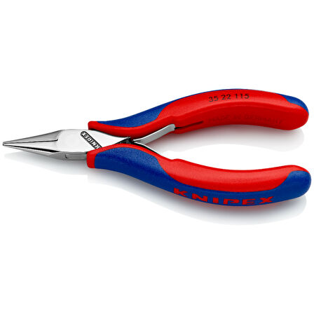 KNIPEX Elektronikçi Kargaburun 115 mm (3522115)