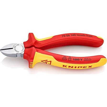 Knipex İzoleli Yan Keski 140mm- 7006140