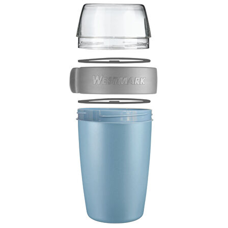 Westmark Yemek-Müsli Kabı Mavi 700 ml