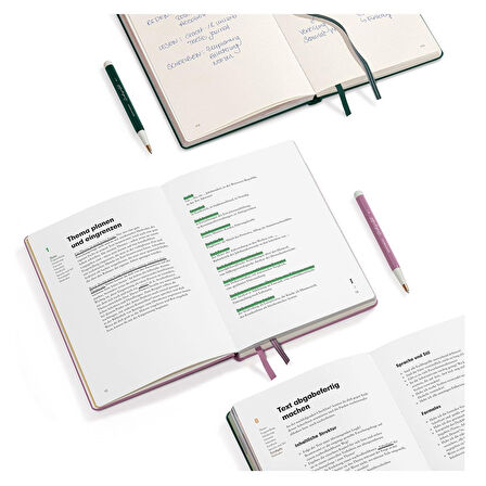 Leuchtturm1917 Thesis Sert Kapak A5 İngilizce Journal Forest Green 369206