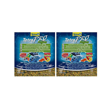 Tetra Pro Algae Crisps Bitkisel Ciklet Balığı Yemi 12gr*2 Adet