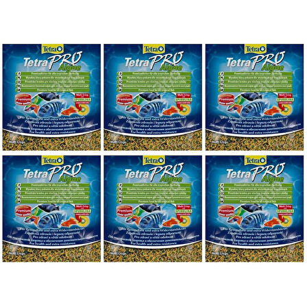 Tetra Pro Algae Crisps Bitkisel Ciklet Balığı Yemi 12gr*6 Adet