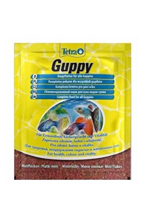 Tetra Guppy Lepistes Balığı Yemi 12 gr