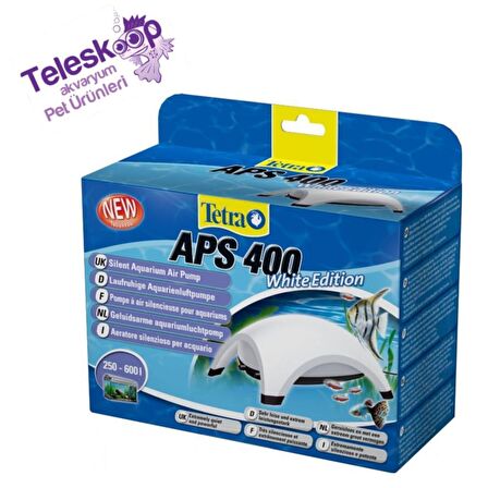 Tetra Aps 400 Çift Çıkışlı Akvaryum Hava Motoru Beyaz