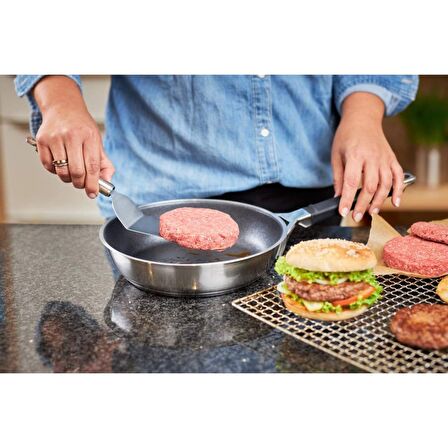 Rösle 12564 Paslanmaz Çelik Kavisli Spatula - 26 Cm.