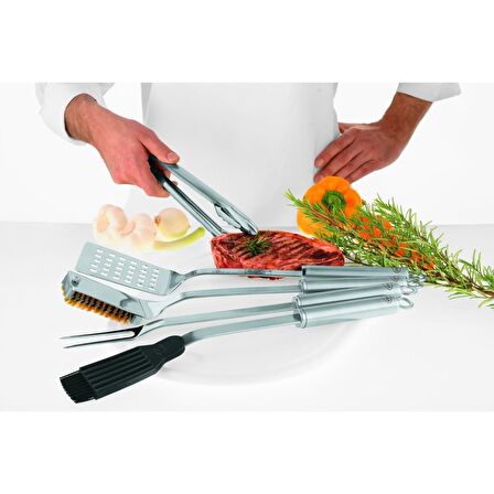 Rösle 12916 Paslanmaz Çelik Kilitlenebilir Maşa 30 Cm.