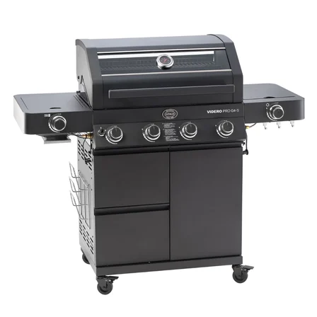 Rösle Videro G4-S Vario Gazlı Barbekü İstasyonu Videro Pro Mat Siyah 25577