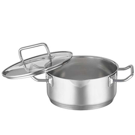 Rösle Expertiso Kısa Tencere Paslanmaz Çelik 20 cm 91944