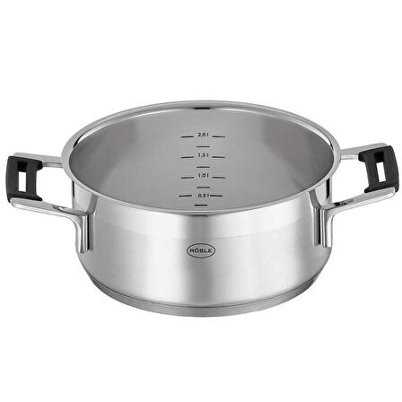 Rösle Expertiso Kısa Tencere Paslanmaz Çelik 20 cm 91944