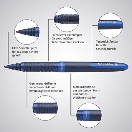 Schneider One Business 0,6mm Roller Siyah Kalem Scr241