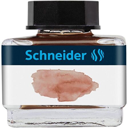 Schneider Dolma Kalem Mürekkebi 15ml Açık Kahverengi