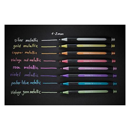 Schneider Metalik Marker 1-2 mm 8'li Set 020