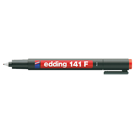 Edding Asetat Kalemi Permanent F Seri 0.6 MM Kırmızı 141F