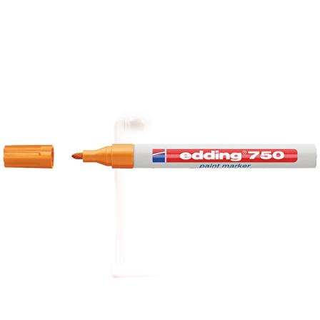 Edding Markör Boya 2-4 MM Yuvarlak Uçlu Turuncu 750
