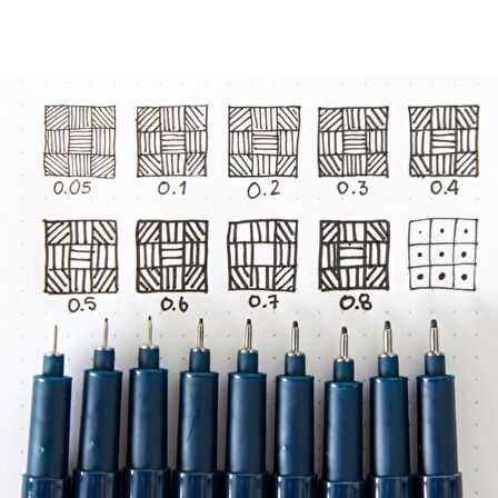Edding 1880 Teknik Çizim Kalemi 0.4 mm Siyah 10 lu