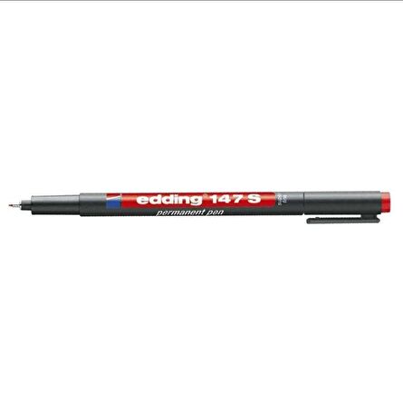 Edding Asetat Kalemi Permanent S Seri 0.3 MM Kırmızı 147 S