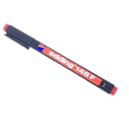 Edding Asetat Kalem 148 F Kırmızı