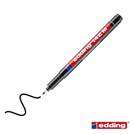 Edding 142M Permanent CD-Asetat Kalemi Siyah 1.0mm