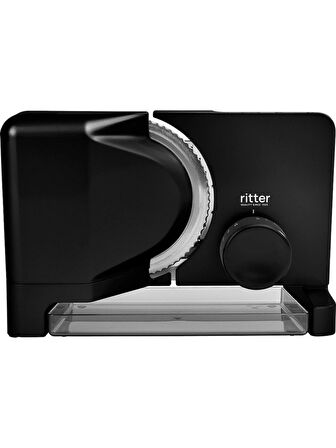 Ritter E 16 Black Ev Ofis Tipi Elektrikli Salam Sosis Ekmek Gıda Dilimleyici