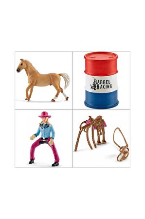 Schleich Rodeo Yapan Kız Kovboy