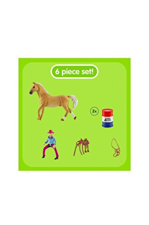 Schleich Rodeo Yapan Kız Kovboy