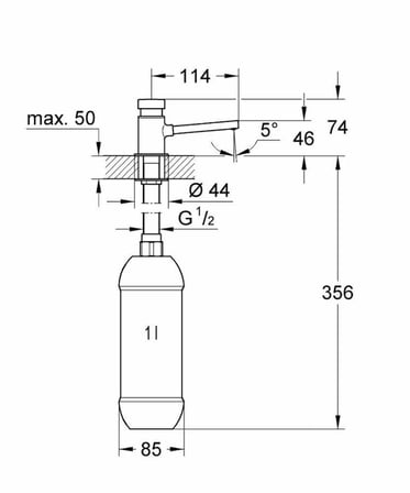 Grohe Sıvı Sabunluk - 36194000