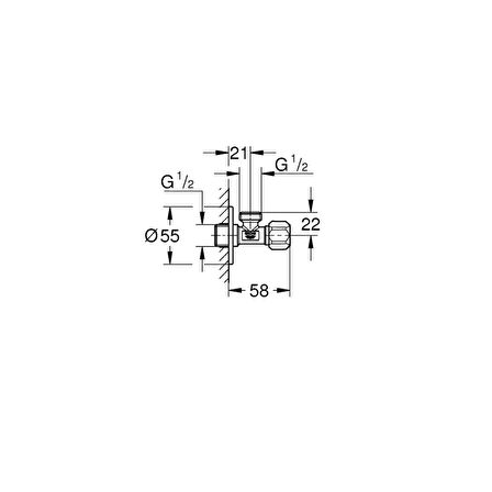 Grohe Ara Musluk 1/2" - 22025000