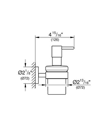 Grohe Sıvı Sabunluk Seti Essentials Krom - 40448001