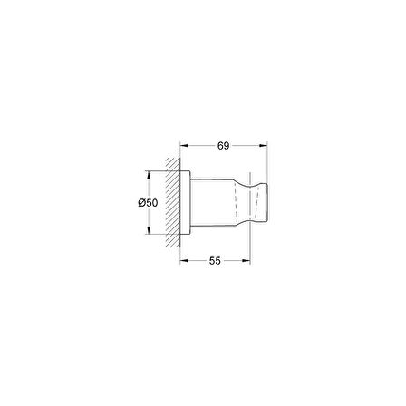 Grohe Rainshower® El Duşu Askısı - 27074DA0