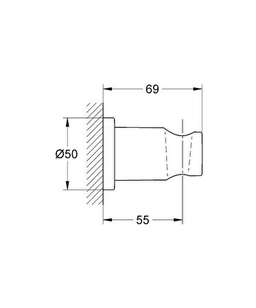 Grohe Rainshower® El Duşu Askısı - 27074A00