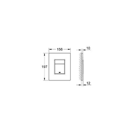 Grohe Skate Cosmopolitan Kumanda Paneli 38732A00