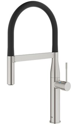 Grohe Spiralli Eviye Bataryası Essence P.Çelik/Siyah - 30294DC0