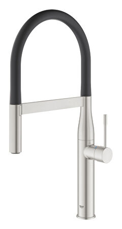 Grohe Spiralli Eviye Bataryası Essence P.Çelik/Siyah - 30294DC0