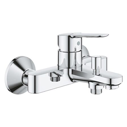 Grohe BauEdge 23605000 Gümüş Banyo Bataryası