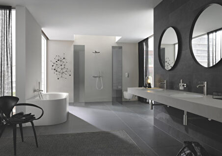 Grohe Lavabo Bataryası Essence S-Boyut Br.Hard Graphite- 23589AL1