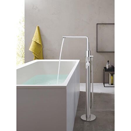 Grohe Lineare 23792001 Gümüş Banyo Bataryası