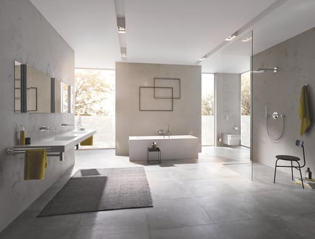 Grohe Banyo Bataryası Lineare Super Steel - 33849DC1