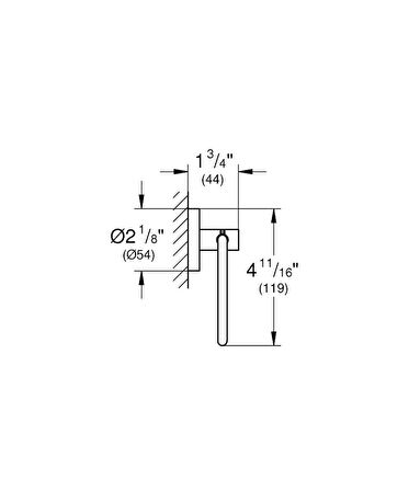 Grohe Tuvalet Kağıtlık Essentials Cool Sunrise - 40689GL1