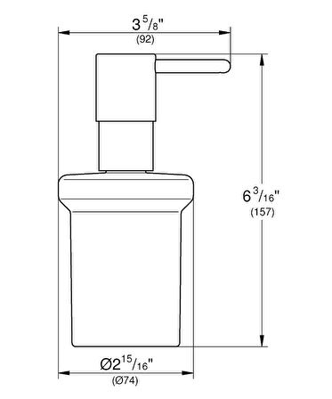 Grohe Sıvı Sabunluk Camı ve Pompası Essentials Br.C.Suns- 40394GN1