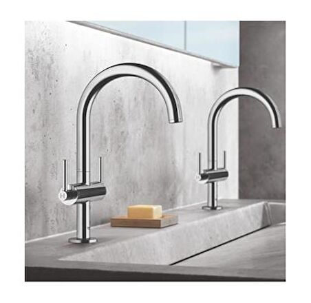 Grohe Atrio Yeni Çift Kumandalı Lavabo Bataryası - L 21022003