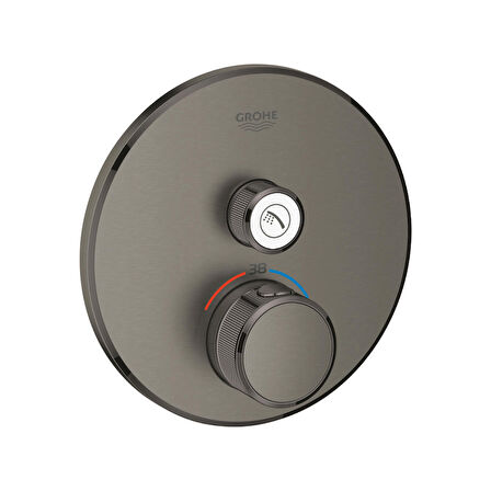 Grohe Grohtherm Smartcontrol Tek Valfli Akış Kontrollü, Ankastre Termostatik Duş Bataryası - 29118Al0