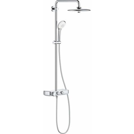 Grohe Euphoria SmartControl System 260 Mono Duvara Monte Termostatik Bataryalı Duş Sistemi - 26509000