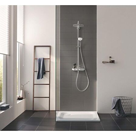 Grohe Euphoria SmartControl System 260 Mono Duvara Monte Termostatik Bataryalı Duş Sistemi - 26509000