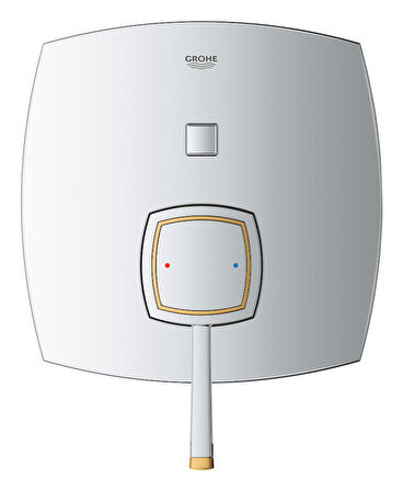 Grohe Grandera Kr/Altın 24068IG0 Gümüş Banyo Bataryası